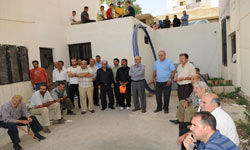 خاص "الانتقاد.نت:"اهالي النبطية الفوقا يعتصمون امام مصلحة مياه نبع الصافي احتجاجا على قطع المياه