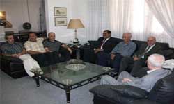 الرئيس كرامي استقبل مسؤول الجبهة الديمقراطية لتحرير فلسطين في لبنان علي فيصل