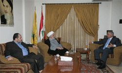 الشيخ قاسم مستقبلاً زكي في زيارة وداعية :حزب الله مع الحقوق المدنية للفلسطينيين وبالإمكان تأمينها من دون أن يكون فيها أي