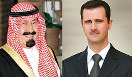 الرئيس الاسد يتلقى اتصالا من الرئيس نجاد عشية زيارته الى الرياض