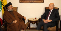 السيد نصرالله استقبل الرئيس ميقاتي ـ مصور