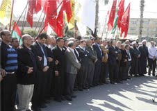 تظاهرة حاشدة  في صيدا تضامنا مع القدس والاقصى .. كلمات دعت الى وقف المفاوضات وسحب المبادرة العربية والتمسك بالمقاومة