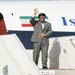 وصول الرئيس الايراني إلى مطار بيروت الدولي بالصور