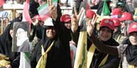 مشاهد من الاستقبال في بنت جبيل