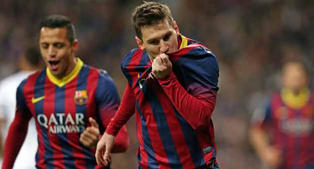 برشلونة حسم الـ كلاسيكو وميسي يحطم الارقام القياسية