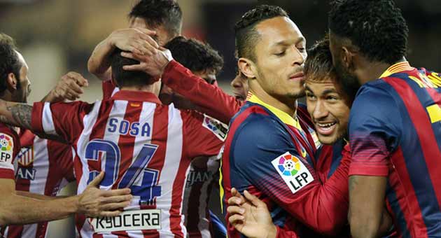 اتلتيكو مدريد ينفرد بصدارة الليغا