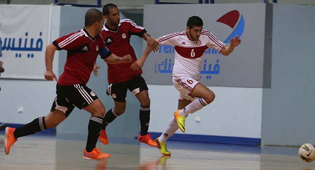 خسارة قاسية لمنتخب لبنان لكرة الصالات امام مصر