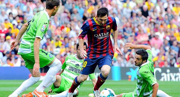 بطولة اسبانيا : خيتافي يٌجبر برشلونة على التعادل