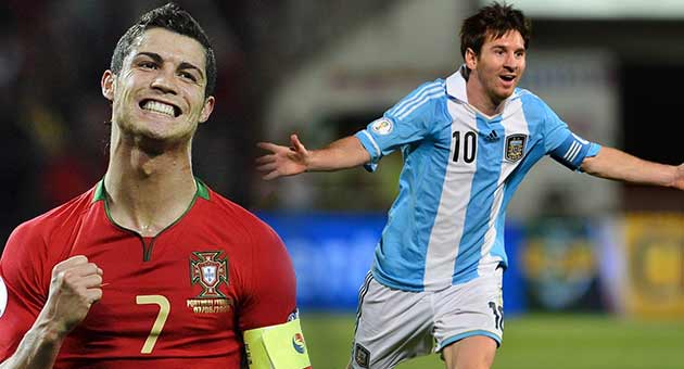 ميسي ورونالدو واختبار نقل التجربة الى العرس العالمي