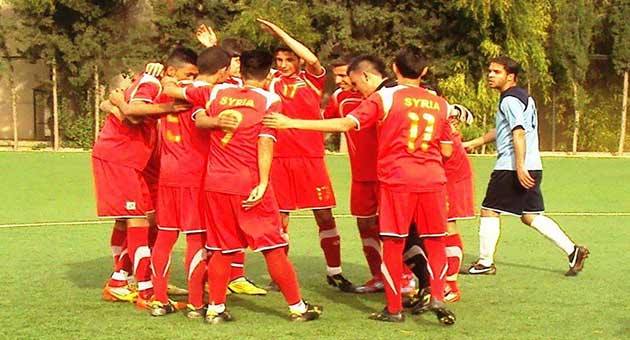 منتخب سوريا للناشئين لكرة القدم يستعد لبطولة آسيا