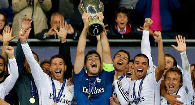 بالفيديو : ريـال مدريد يتوّج بطلاًُ لكأس السوبر الاوروبية