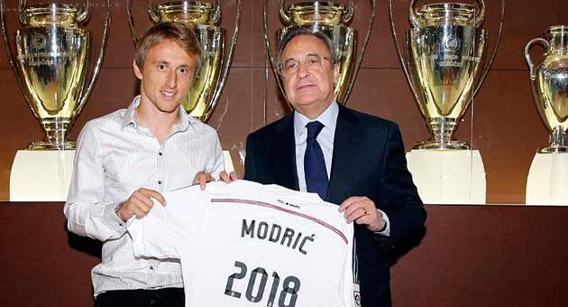 ريـال مدريد مدد عقد مودريتش حتى العام 2018
