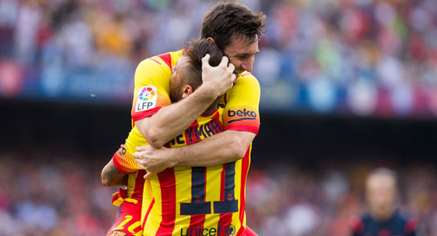 برشلونة يتخطى أتلتيكو بلباو بثنائية للبديل نيمار