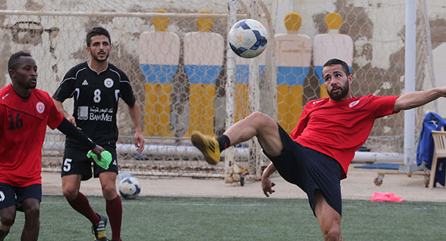بالصور : استعدادات النجمة لمواجهة الشباب الغازية