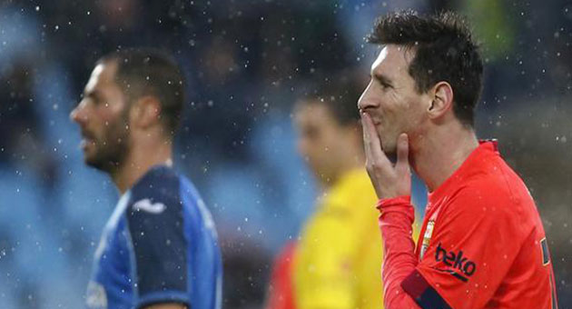 برشلونة يسقط في فخ التعادل امام خيتافي