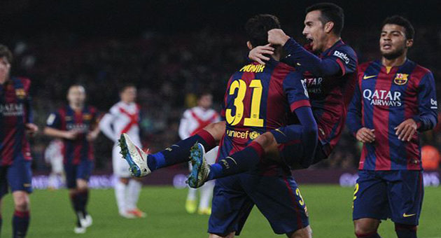 فوز ساحق لبرشلونة في كأس أسبانيا لكرة القدم