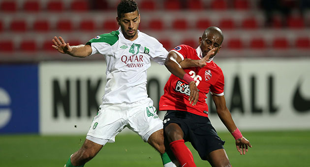 دوري الابطال : تعادل الاهلي الاماراتي والسعودي 3-3