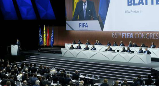 انذار في وجود قنبلة في مؤتمر الـ فيفا
