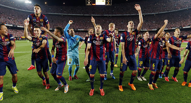 برشلونة بطلاً لكأس أسبانيا للمرة الـ27 في تاريخيه