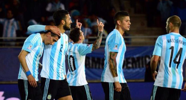تأهل الارجنتين الى نصف نهائي كوبا اميركا
