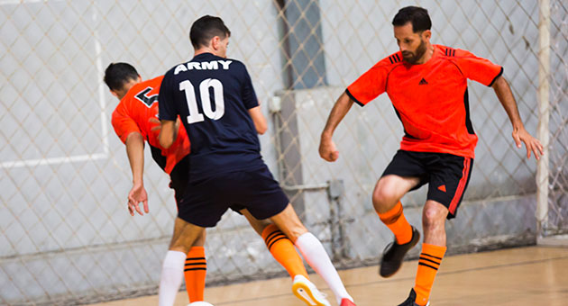 الجيش والميادين في نهائي دورة شهر رمضان بكرة الصالات