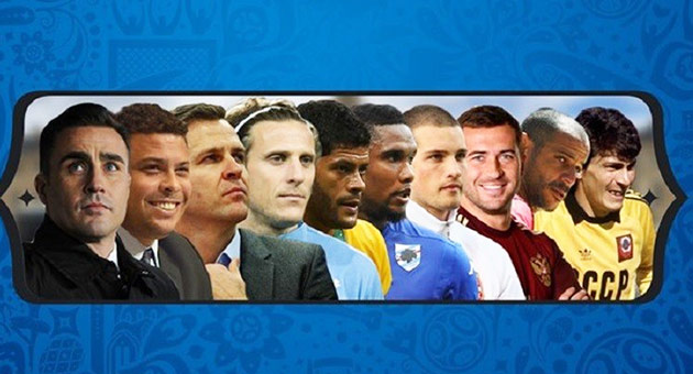 نجوم الكرة في سحب قرعة تصفيات مونديال روسيا 2018