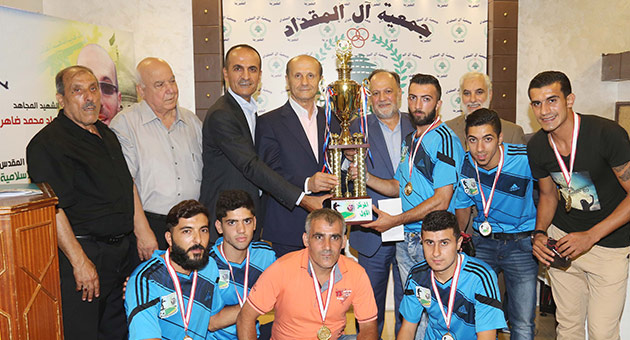 اختتام دورة الشهيد محمد رواد المقداد في كرة القدم