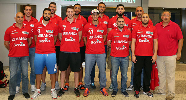 منتخب لبنان للرجال في كرة السلة غادر الى صربيا