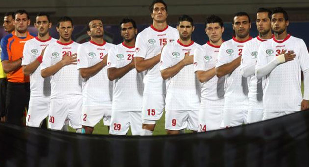 منتخب فلسطين لكرة القدم يصل الليلة الى بيروت