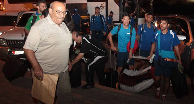 منتخب فلسطين لكرة القدم يصل فجراً الى بيروت