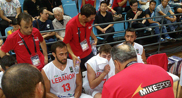 منتخب لبنان لكرة السلة يتعثر امام القطري في بطولة آسيا 