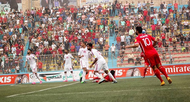 تعادل منتخب فلسطين لكرة القدم امام نظيره السعودي