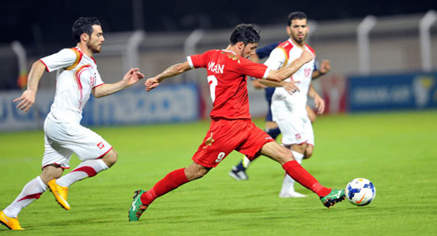 منتخب سوريا يرفع شعار الفوز امام سنغافورة