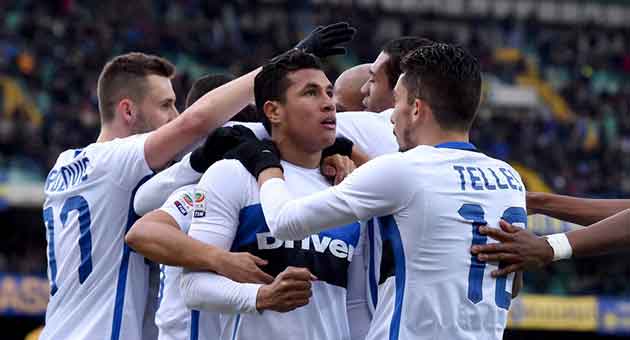تعادل انتر وهيلاس فيرونا في الدوري الايطالي