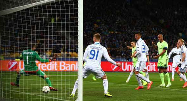 دوري الأبطال : فوز مانشستر سياتي وتعادل ايندهوفن و اتلتيكو