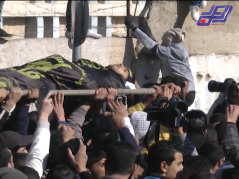 الفلسطينيون يشيعون جثمان شهيد من سرايا القدس في جنين