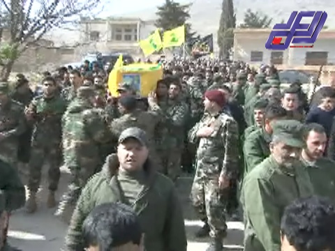 حزب الله شيع الشهيد المجاهد محمد علي أمهز في بلدة نبحا البقاعية