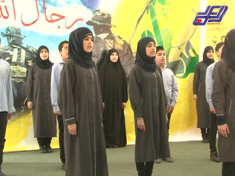معرض شهداء الدفاع المقدس في مدارس المهدي في النبي شيت