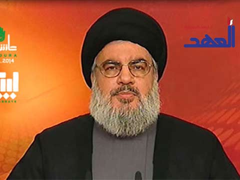 خطاب السيد نصر الله خلال احياء الليلة الاولى من مراسم عاشوراء 2014