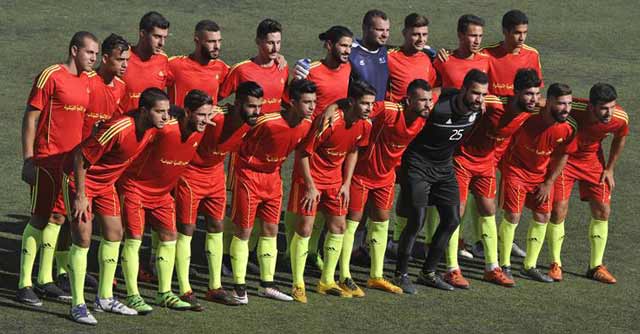 فوز منتخب فلسطين لبنان على فريق نجوم الدوري اللبناني بمباراة ودية