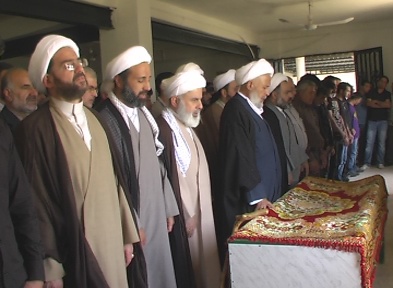 تشييع حاشد لوالد الشهيد أبوعلي رضا ياسين في عدشيت جنوب لبنان