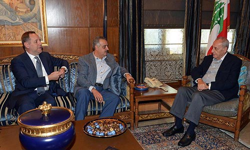 ارسلان يزور بري ويؤكد على علاقته الطيبة بعون