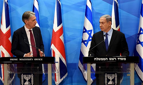 مواجهة حادة بين رئيس وزراء العدو ووزير خارجية بريطانيا بشأن إيران