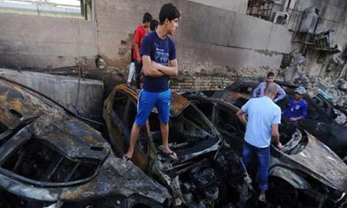 &rsquo;العبادي&rsquo; يتوعد منفذي تفجير خان بني سعد بالعقاب