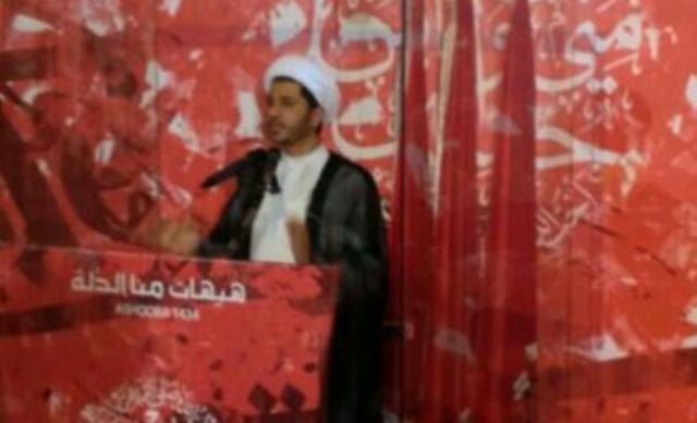 الشيخ علي السلمان خلال احياء مراسم عاشوراء في البحرين : لا حل ّ للازمة السياسية إلا بالحوار ونرفض الإجراءات الأحادية