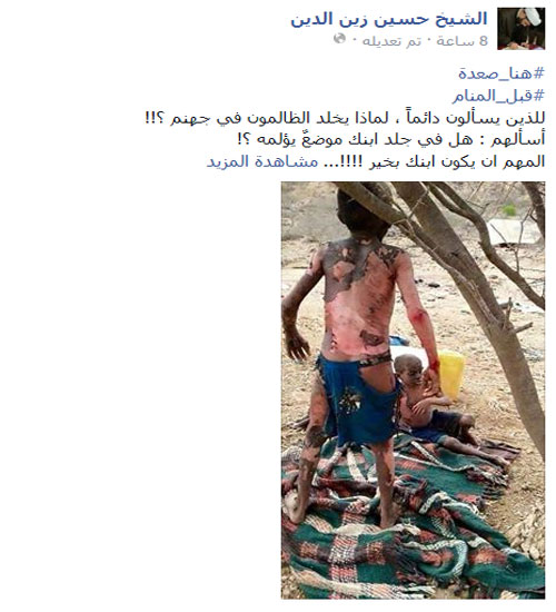 تغريدات وتعليقات متضامنة مع محافظة صعدة في وجه عدوان مملكة &rsquo;قرن الشيطان&rsquo;