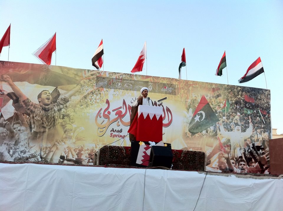 الشيخ علي سلمان في "ربيع الكرامة العربي": الاحتجاجات السلمية ستستمر حتى تحقيق مطالب الشعب