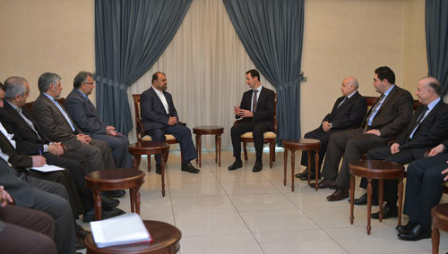 الأسد: الظروف والمتطلبات الاقتصادية لسوريا وإيران المعيار الأساسي في تحديد أولويات تنفيذ الخطط والمشاريع