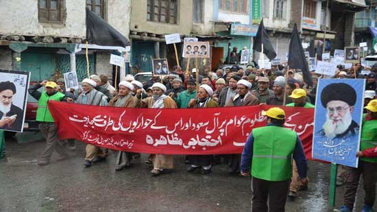 تظاهرات مليونية في باكستان وفلسطين وايران للتنديد بالعدوان السعودي على اليمن