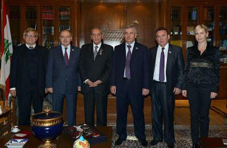 بري التقى وفدا برلمانيا روسيا وحردان وقانصوه